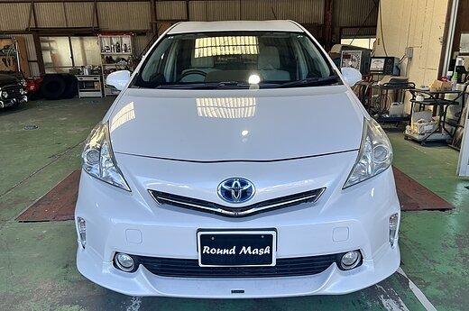 TOYOTA　プリウスα　H２５年式　モデリスタフルエアロ　１８インチレクサスホイール　カスタムのイメージ